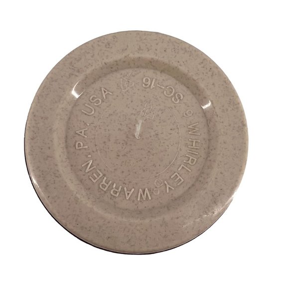 Disney Blizzard Beach Whirley Travel Tumbler Coffee Cup Faux Leather Brown - Picture 4 of 5